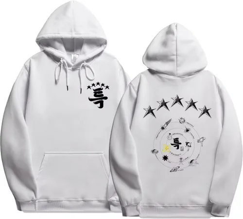 Miniatura 11 de KPOP Skz - Sudadera con capucha de 5 estrellas Jisung Felix Hyunjin Merch para mujeres y hombres