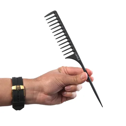Miniatura 5 de L3 Juego de peine de carbono - Calidad profesional de peluquería y peluquería - Barbería y peluquería