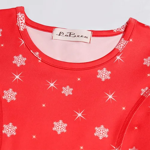 Miniatura 4 de LaBeca - Vestido sin mangas o de manga larga para niñas, vestidos informales con diseño de unicornio o sirena para niñas pequeñas o grandes