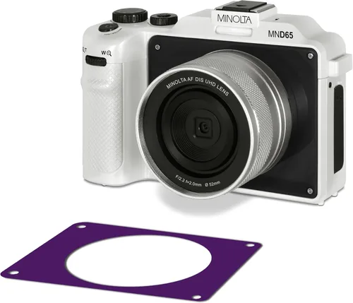 Miniatura 7 de Minolta Cámara digital: fotos de 56MP, video 4K 60FPS, diseño selfie de doble lente, zoom 18X, Wi-Fi, captura RAW/JPEG, LCD de 3 pulgadas, cámara