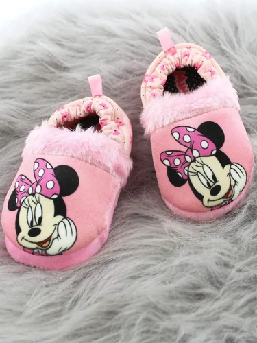Miniatura 7 de Minnie Mouse - Pantuflas de felpa para niña pequeña