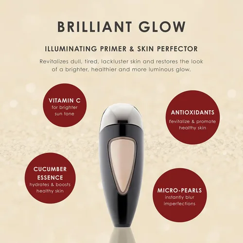 Miniatura 3 de TEMPTU Imprimación iluminadora brillante y Airpod perfector de la piel: fórmula hidratante, aspecto natural, brillo luminoso y perfecciona la tez
