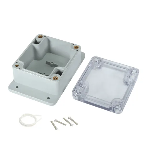 Miniatura 2 de Caja de conexiones de plástico ABS impermeable a prueba de polvo, recinto universal para proyectos eléctricos con cubierta transparente
