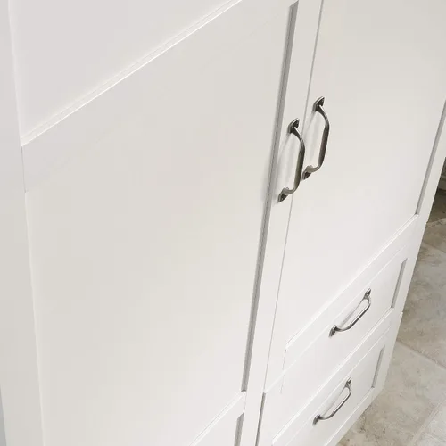 Miniatura 8 de Gabinete de almacenamiento Sauder Select multiusos para dormitorio, clóset, despensa, con cajones de almacenamiento y barra colgante, en acabado