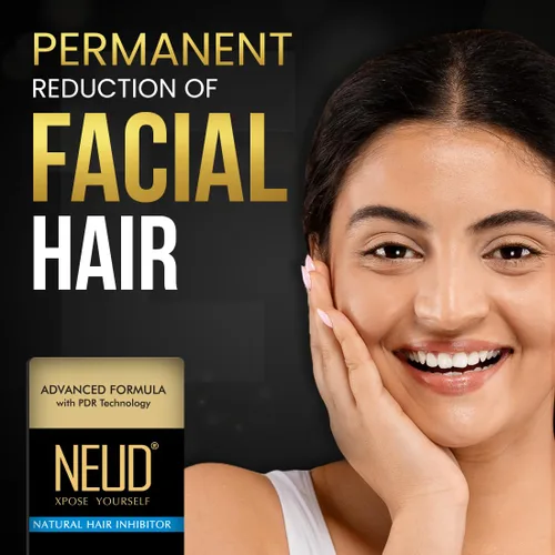 Miniatura 4 de NEUD - Inhibidor natural del cabello para la reducción permanente del vello corporal y facial no deseado en hombres y mujeres, paquete de 2