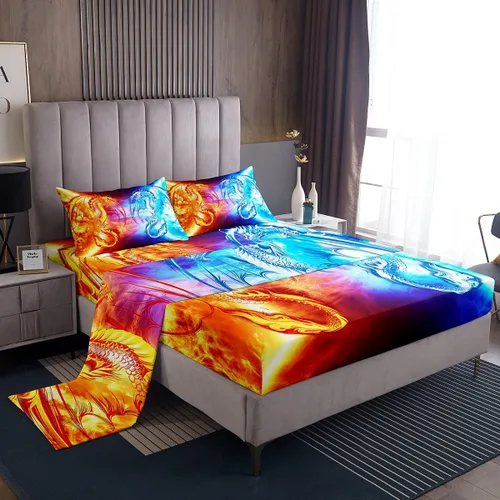 Miniatura 25 de Feelyou Football Bed Sheets Set Twin Size Basketball Sports Deep Pocket Fitted Sheet Soccer Ball Game Bedding Sets Black Baseball Gaming Soft Bed