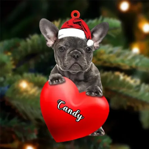 Miniatura 90 de Adornos de Navidad personalizados para perros, nombre personalizado, adorno de Malamute de Alaska, adornos acrílicos, regalos de Navidad, amantes