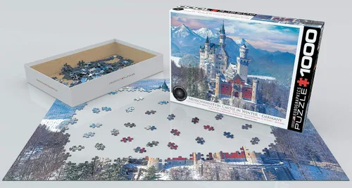 Miniatura 3 de EuroGraphics Castillo de Neuschwanstein en invierno