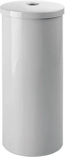 Miniatura 19 de iDesign Soporte Independiente para Papel Higiénico de Baño con Tapa para 3 Rollos Extra, Plata