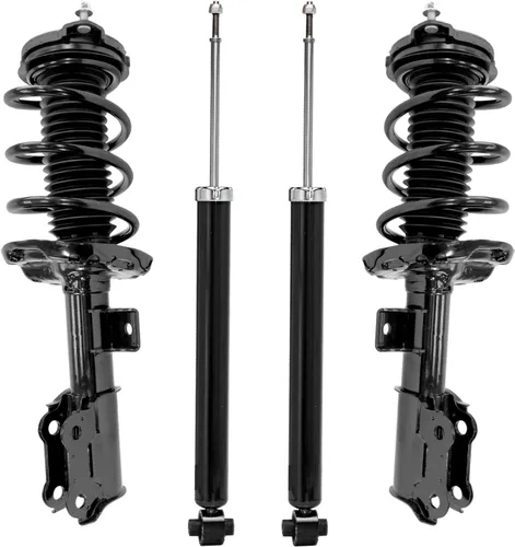 Miniatura 108 de Detroit Axle - Puntales y Amortiguadores para Chevy Traverse Buick Enclave GMC Acadia Saturn Outlook 2007-2012, 2 puntales delanteros con resorte
