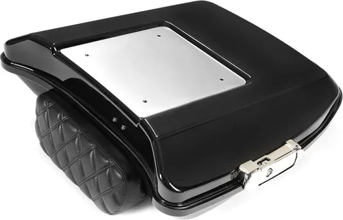 Miniatura 4 de HECASA Maleta de equipaje Razor con respaldo Argyle compatible con modelos Harley Davidson 1997-2023 Touring Street Glide Road Glide Road King