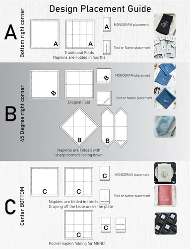 Miniatura 5 de Servilletas personalizadas bordadas con cualquier texto y diseño de monograma, añadir un nombre, servilletas de alta calidad con bordado, gran