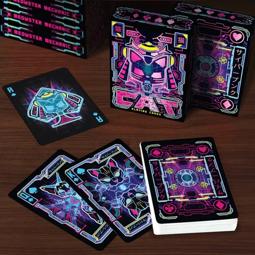 Miniatura 2 de 99FOX Cartas de juego de gatos para adultos, adolescentes, hombres, amigos, baraja genial