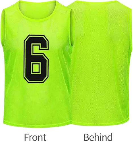 Miniatura 2 de Antoyo Camiseta de baloncesto, Pinnies para adultos, chaleco de entrenamiento de fútbol para niños