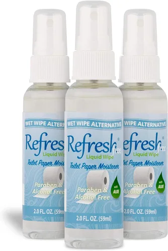 Miniatura 12 de Refresh - Aerosol de papel higiénico (2 onzas líquidas / 2.0 fl oz de tamaño de viaje), alternativa de toallitas húmedas desechables sin alcohol