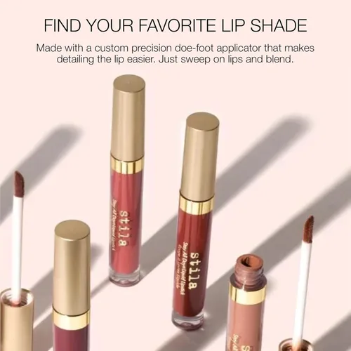 Miniatura 5 de stila Stay All Day Sheer & Shimmer Liquid Lip Azalea pura