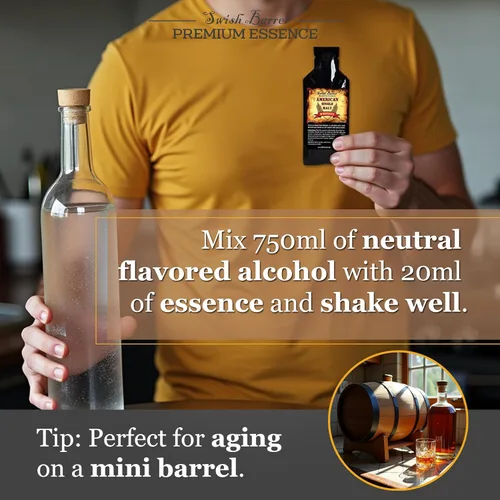 Miniatura 6 de Dublin Style Single Malt Essence Flavoring Paquete de 5 – Kit Bootleg Recambios para Envejecimiento en Barril, Sabores Gourmet para Mezcladores