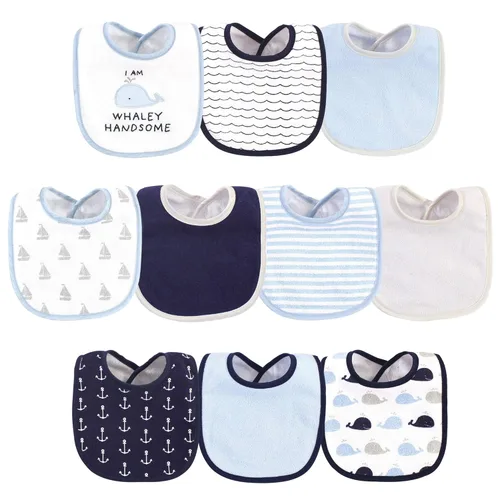 Miniatura 8 de Hudson Baby - Baberos unisex de algodón y poliéster, talla única