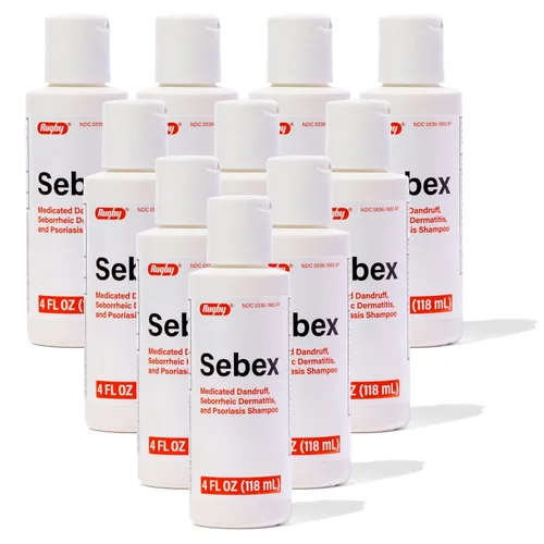 Miniatura 8 de Rugby Sebex - Champú medicado para la caspa para mujeres y hombres, 2% de azufre y 2% de ácido salicílico, champú anticaspa, ayuda con los síntomas