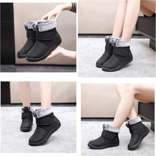 Miniatura 6 de Botas de invierno para mujer, botas de nieve para mujer, botas de nieve para mujer, botas de invierno para mujer, botas de nieve impermeables
