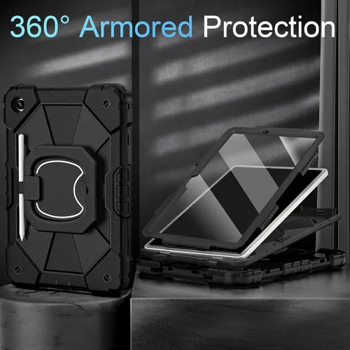 Miniatura 2 de Auizotl Funda para Samsung Galaxy Tab A9+/A9 Plus de 11 pulgadas (SM-X210/X216/X218) con protector de pantalla/soporte giratorio/soporte
