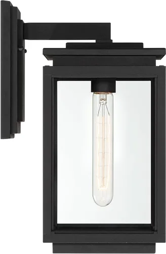 Miniatura 7 de Possini Euro Design Atkins - Lámpara de pared moderna de 14 1/4 pulgadas de alto para exteriores, para porche, casa, exterior, farol exterior