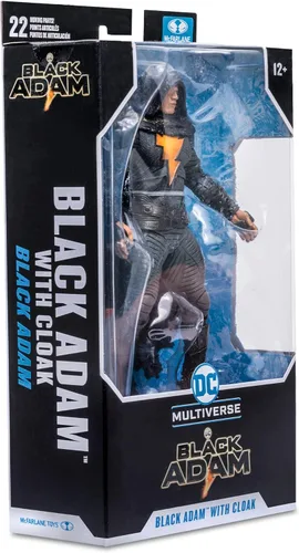 Miniatura 9 de McFarlane Toys DC Black ADAM Movie 7IN Figuras - ADAM negro con capa