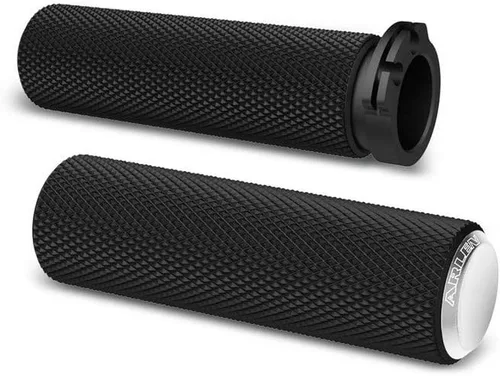 Miniatura 2 de Arlen Ness 07-325 Agarre Fusion Negro
