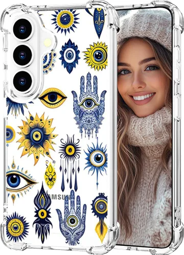 Miniatura 99 de Hungo Funda compatible con Samsung Galaxy S23 con diseño floral y bonito diseño transparente, femenino para mujeres y niñas, con hermoso clavel