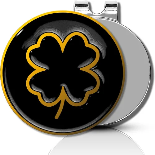 Miniatura 8 de ClubSmith® Lucky - Marcador de pelota de golf con clip magnético para sombrero, trébol irlandés y trébol, marca de alineación premium, accesorios