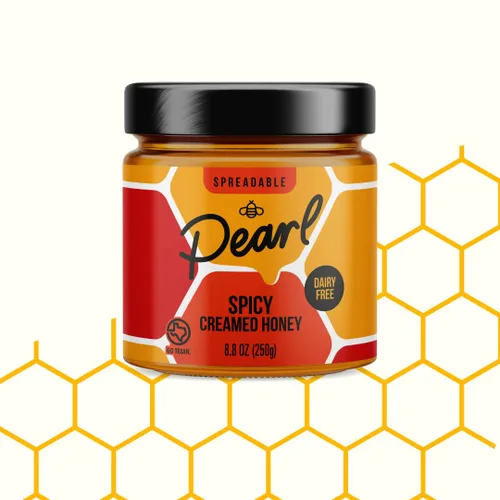 Miniatura 13 de Pearl Honey Spreads - Miel cruda en crema orgánica con sabor a canela - Sin químicos, sin lácteos, sin soja y 100% con sabor natural Tarro de 8.8
