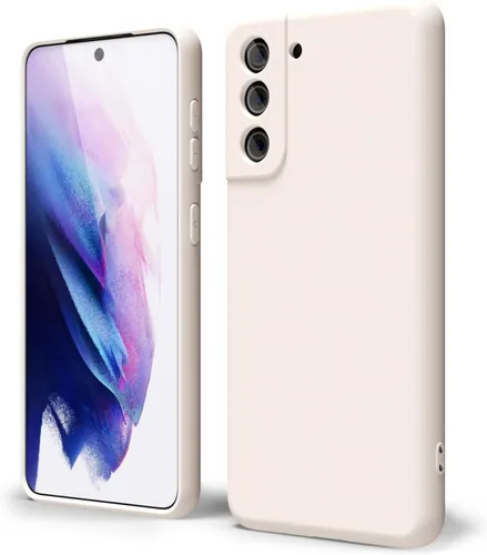 Miniatura 285 de oakxco Funda para teléfono Samsung Galaxy S21 Ultra con agarre de silicona líquida, bonita funda delgada y delgada de goma suave de TPU lisa