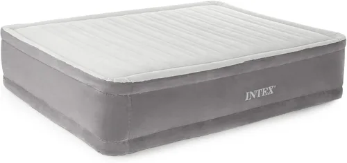 Intex Comfort Plush - Cama de aire elevada Dura-Beam con bomba eléctrica incorporada