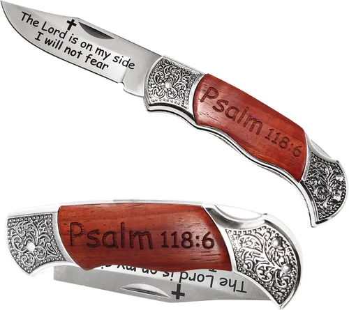 Miniatura 12 de Grabado Sea Fuerte y Valiente - JOSHUA 1:9 Regalos Católicos Cristianos Versículo Bíblico Herramienta Utilitaria, Escritura Bautizo Religioso