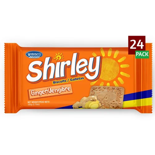 Miniatura 7 de Wibisco Shirley Biscuits, chocolate, 3.7 oz (paquete de 24)