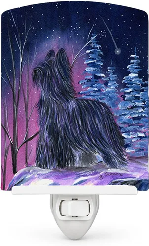 Miniatura 44 de Tesoros de la Caroline Noche estrellada Chihuahua Luz, 6" x 4," Multicolor Chihuahua 08