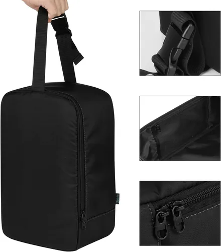 Miniatura 6 de Beautyflier Bolsa de plancha de vapor de viaje para vaporizador de ropa de mano Conair, diseño portátil de mano para vaporizador de transporte, Negro