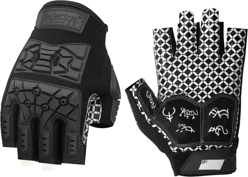 Seibertron Lineman 2.0 - Guantes de fútbol para receptores con palma acolchada, protección contra impactos TPR flexible en la parte posterior de la