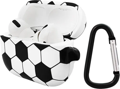 Miniatura 11 de Funda para Airpods Pro, diseño de béisbol, a prueba de golpes, para auriculares, Airpods Pro, con llavero frontal LED visible