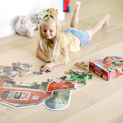 Miniatura 5 de Melissa & Doug - Rompecabezas de suelo con forma de granero
