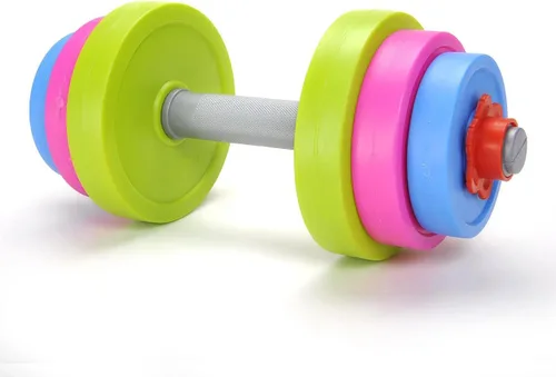 Juego de Pesas de Mancuernas de Entrenamiento para Niños - Equipo de Gimnasio de Juguete para Niños Pequeños para Juego de Simulación de