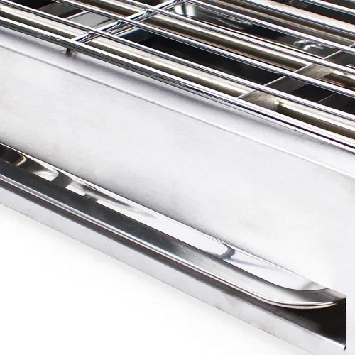 Miniatura 5 de Planchas eléctricas, parrilla de acero inoxidable, sin humo, sartén para horno sin humo, multifuncional, calefacción de mesa para fiestas, hogar