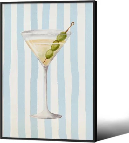 Miniatura 17 de Pósteres vintage de Martini rosa a la moda, cócteles, bebidas alcohólicas, impresiones artísticas de pared para el hogar, apartamento, cocina, bar