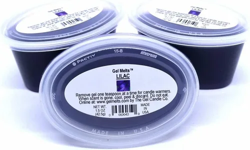 Aroma floral lila en Gel Melts para calentadores y quemadores de The Gel Candle Company Peel, MELT and Enjoy