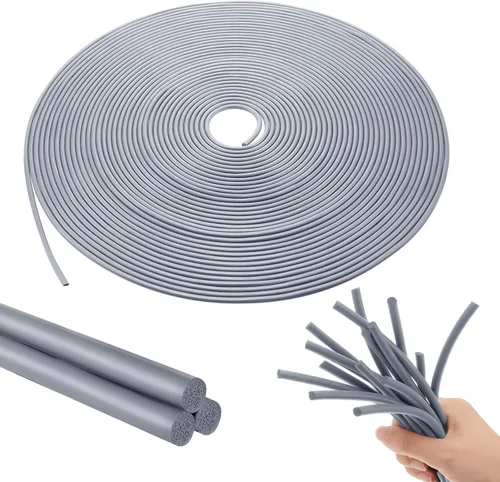 Miniatura 8 de Frienda Backer Rod - Sello de espuma de goma para calafateo para juntas de expansión, para espacios y juntas (gris, 1/4 pulgadas x 50 pies)