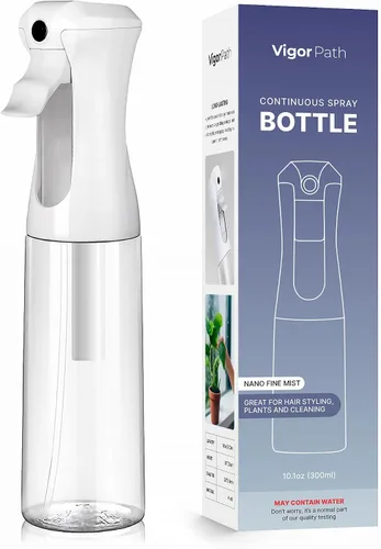 Miniatura 9 de VIGOR PATH Botella de spray continuo – Botella de spray de niebla fina para cabello, plantas, limpieza, mascotas y viajes Botellas de agua