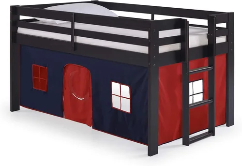 Miniatura 15 de Alaterre Furniture Jasper - Cama tipo loft junior individual, marco gris paloma y fondo de camuflaje gris