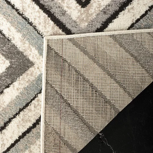 Miniatura 4 de SAFAVIEH Amsterdam Collection AMS109A - Alfombra para pasillo, 2 pies 3 pulgadas x 8 pies, color crema y beige, diseño geométrico de diamante,