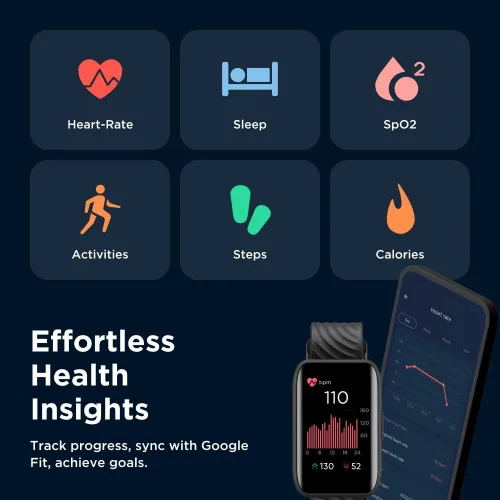 Miniatura 7 de Motorola Moto 40 - Reloj inteligente Bluetooth con 10 días de duración de la batería, integración con Google Fit, pantalla transparente de 1.5 Oro