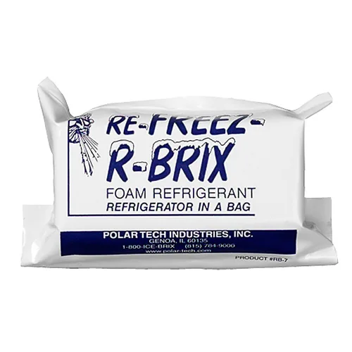 Miniatura 2 de Polar Tech - Paquete de refrigerante de espuma RB 15 RB15 Re-Freez-R-Brix, 4-1/2 pulgadas de largo x 4 pulgadas de ancho x 1-1/2 pulgadas de grosor